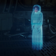 An authentically crummy-looking 1977 hologram, circa 2017.